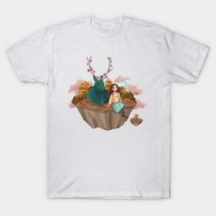 Beautiful art of cute girl T-Shirt